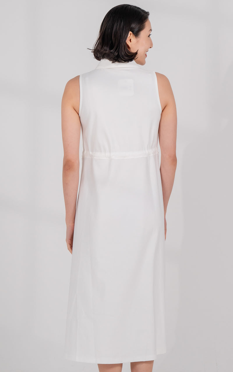 Aitana Nursing Dress in White