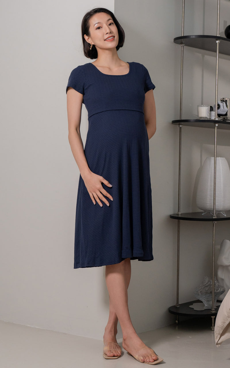 Alexandra Knitted Nursing Dress