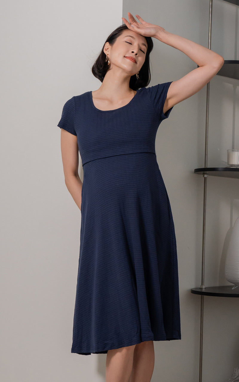 Alexandra Knitted Nursing Dress