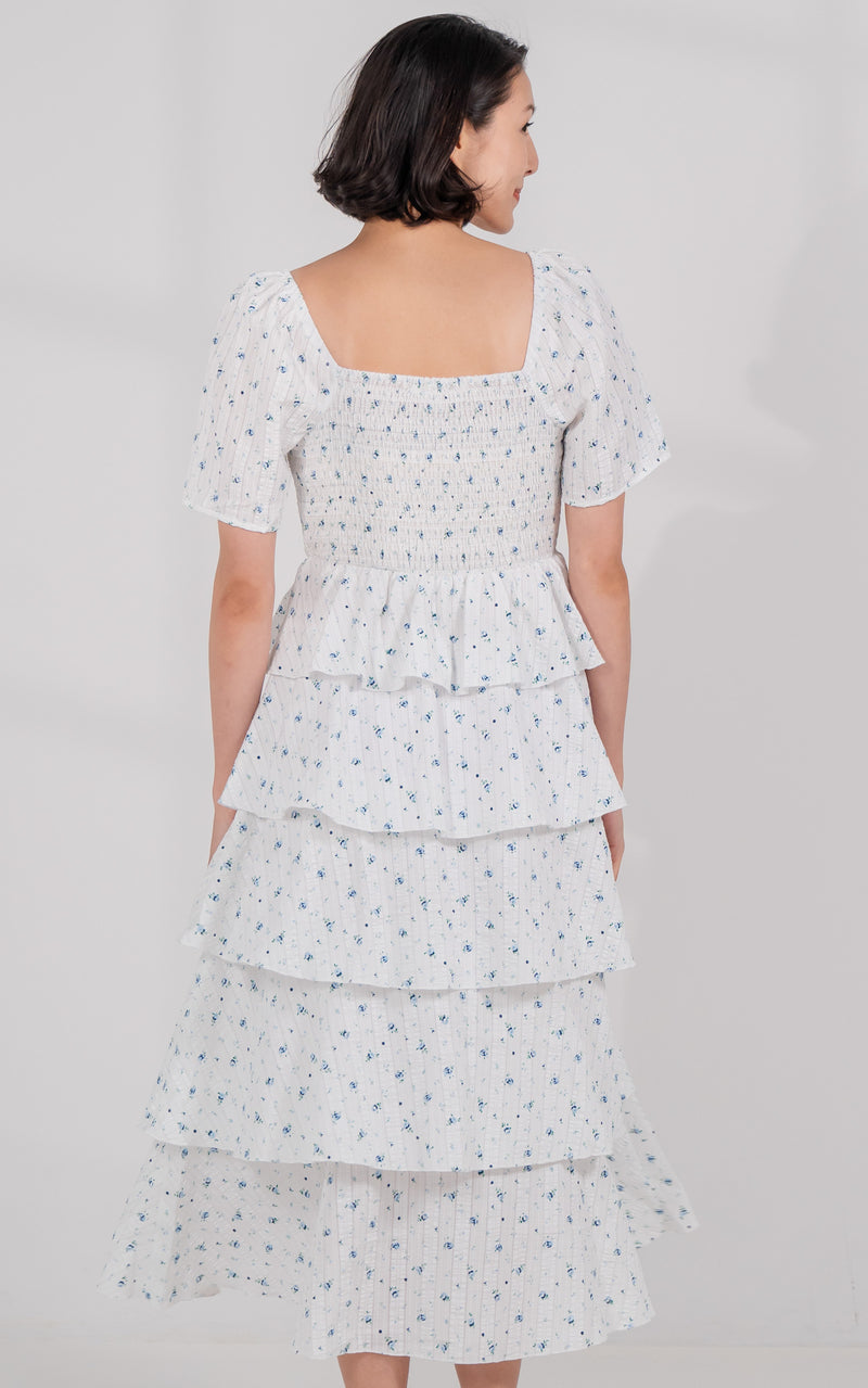 Arabella Floral Tiered Nursing Dress