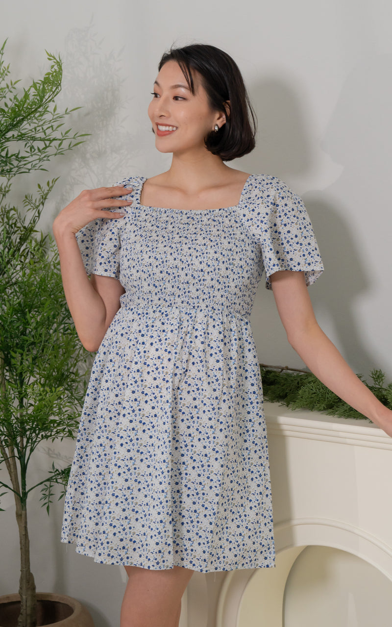 Evangeline Eyelet Nursing Dress