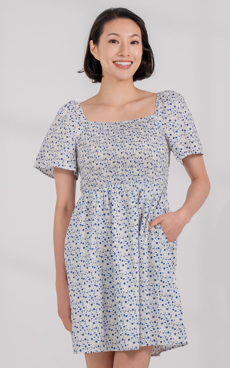 Evangeline Eyelet Nursing Dress