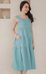 Faith Nursing Dress in Seafoam