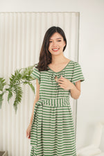 Lia Stripes Sash Nursing Dress