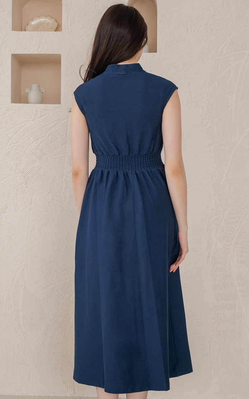 Leila Denim Nursing Dress