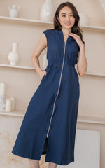 Leila Denim Nursing Dress