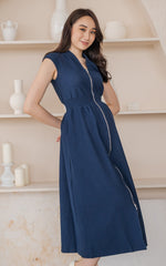 Leila Denim Nursing Dress