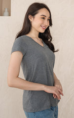 Mariana Nursing Top in Grey