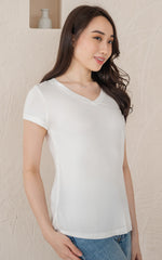 Mariana Nursing Top in White