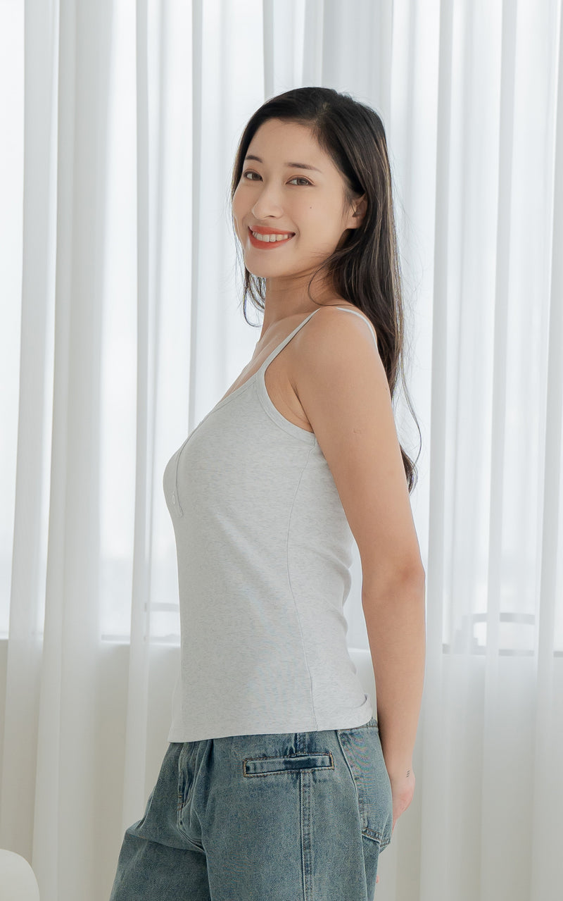 River Knitted Nursing Top in Grey