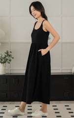 Rosalie Nursing Dress in Black