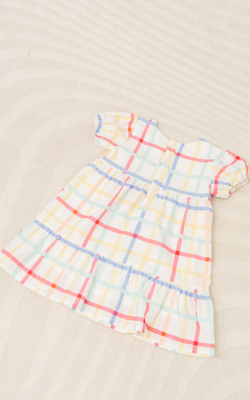 Ruby Plaid Girl Dress