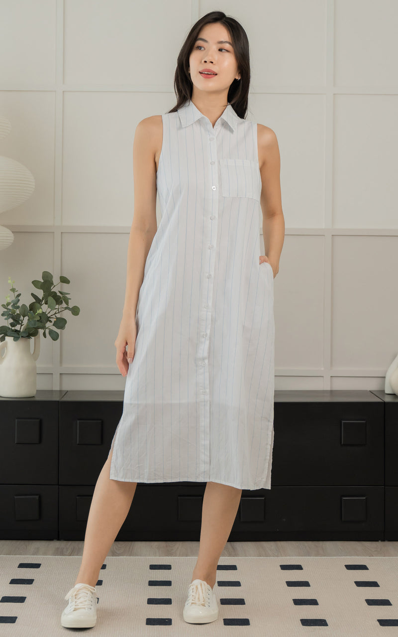 Ruth Stripes Nursing Dress